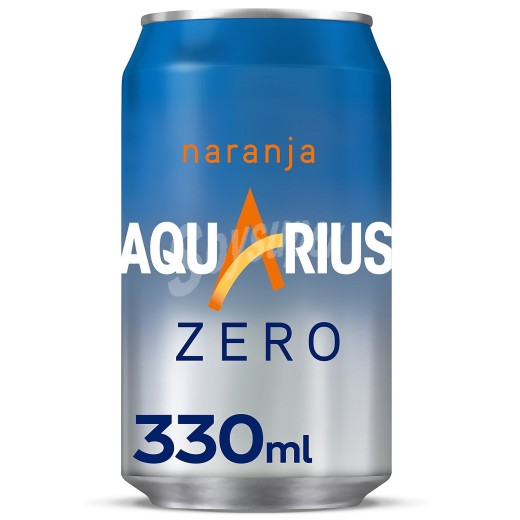 Bebida Isotonica Naranja AQUARIUS Zero Lata 33 CL | Cash Borosa