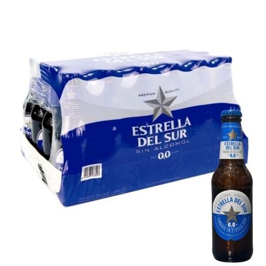 Cerveza Botellin ESTRELLA SUR Sin Alcohol Caja 24 Un X 25 Cl | Cash Borosa
