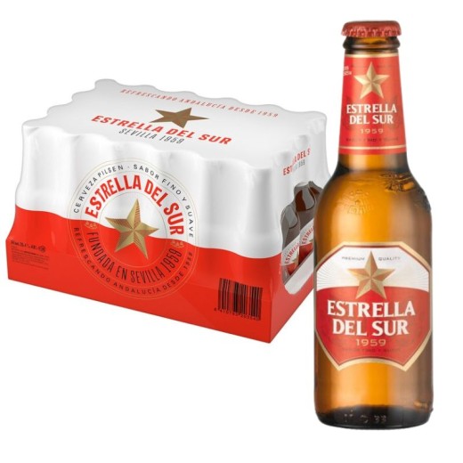 Cerveza Botellin ESTRELLA SUR Caja 24 UND x 25 CL | Cash Borosa