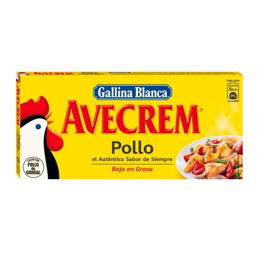 Caldo Pollo AVECREM Estuche 24 Pastillas | Cash Borosa