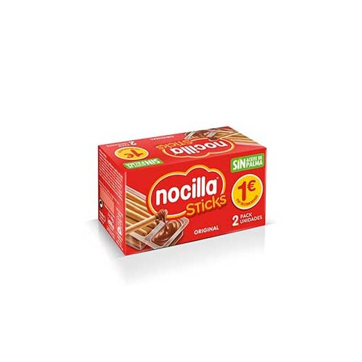 NOCILLA Sticks Pack 2 UND 2 Sabores 1 € | Cash Borosa