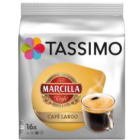 Capsulas Cafe Tassimo MARCILLA Cafe Largo