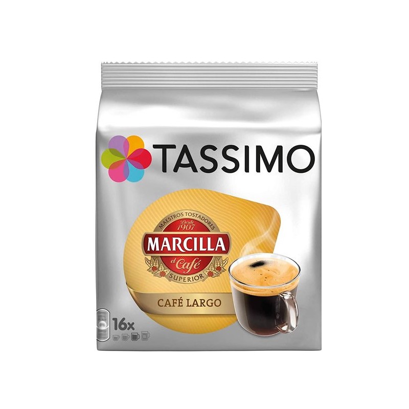 Capsulas Cafe Tassimo MARCILLA Cafe Largo | Cash Borosa
