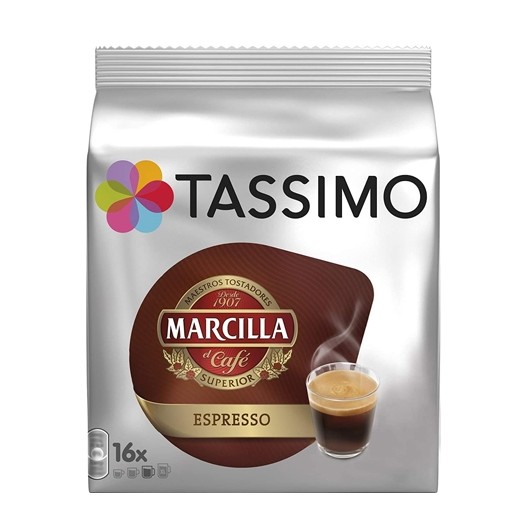 Capsulas Cafe Tassimo MARCILLA Espresso / Fo | Cash Borosa