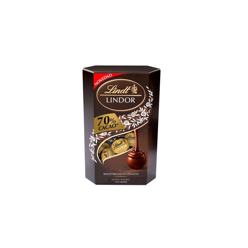 Bonbones LINDT Chocolate Negro 200 Gr | Cash Borosa