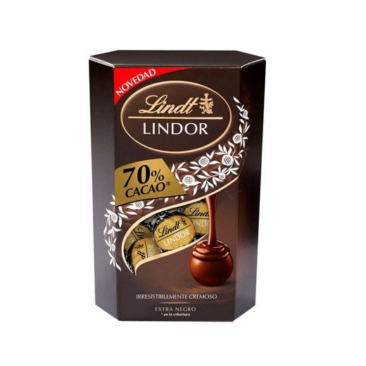 Bombones LINDT Chocolate Negro 200 Gr | Cash Borosa