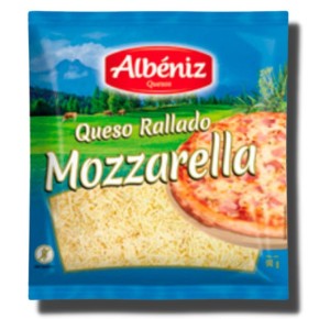 Queso Rallado Mozzarella ALBENIZ 85 GR
