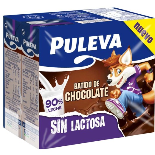 Batido Cacao Sin Lactosa PULEVA Pack 6 UND | Cash Borosa