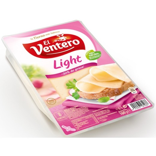 Queso Lonchas El VENTERO Light 160 GR | Cash Borosa