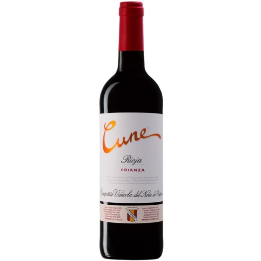 Vino Tinto D.O. Rioja CUNE Crianza 75 CL | Cash Borosa