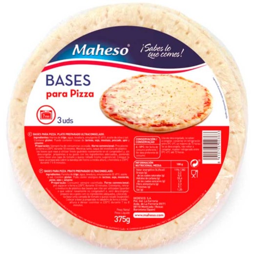 Bases Pizza  3375 GR | Cash Borosa