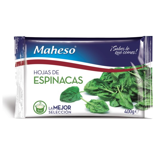 Espinacas MAHESO 400 Gr | Cash Borosa
