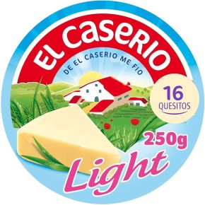 Queso Porciones CASERIO 8 U  Ligth 125 Gr | Cash Borosa