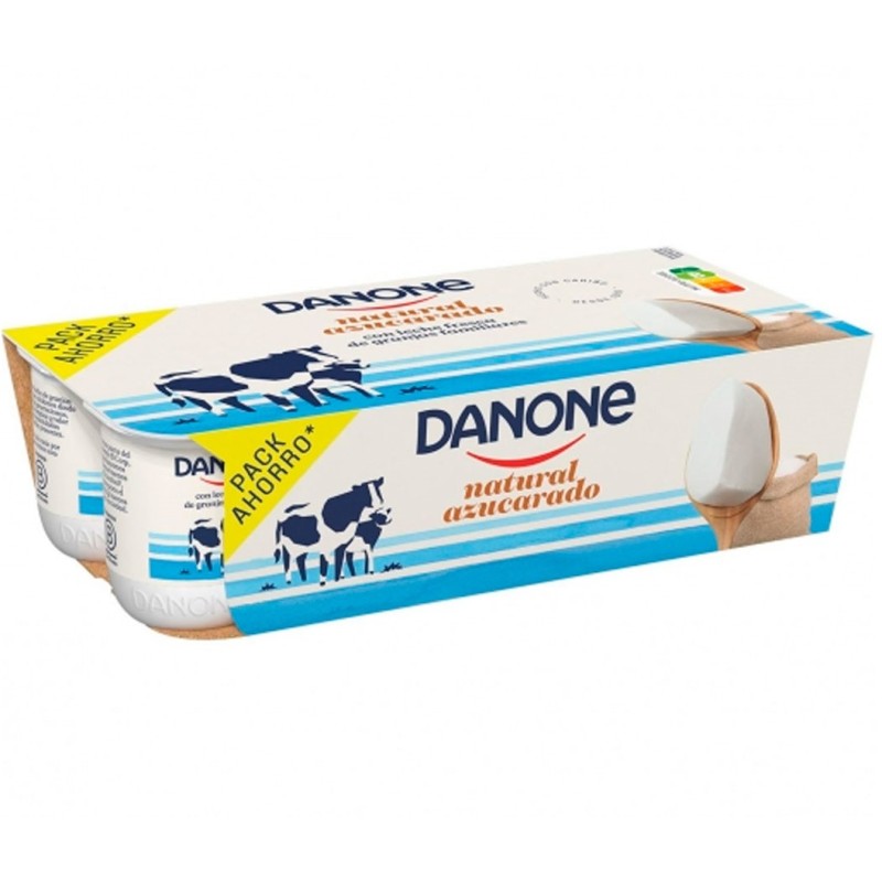 Yogur Natural Azucarado DANONE X8 | Cash Borosa