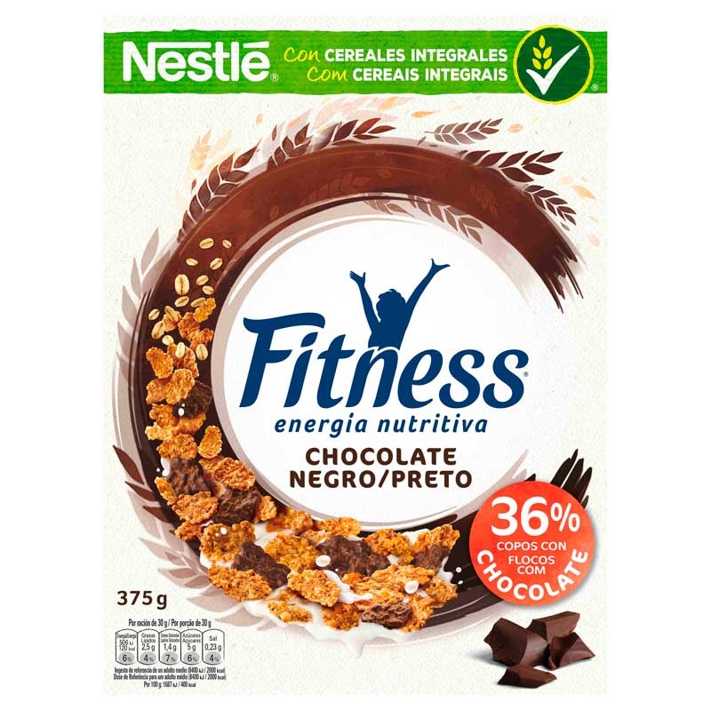Cereales NESTLE Fitness Chocolate Negro 375 GR  | Cash Borosa