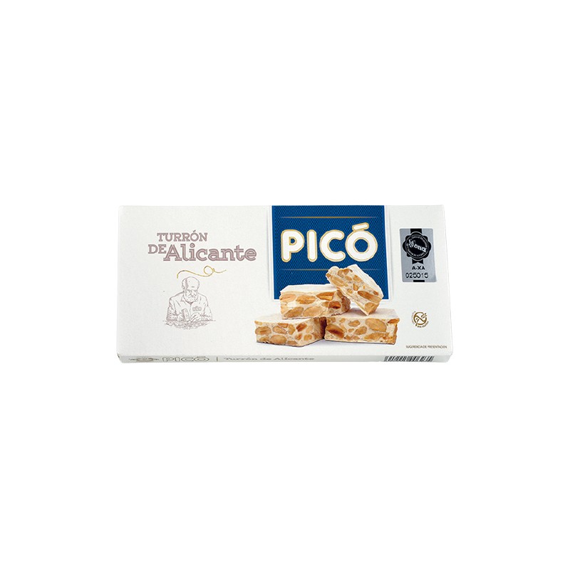 Turron Duro Alicante Calidad Suprema PICO 150 GR | Cash Borosa