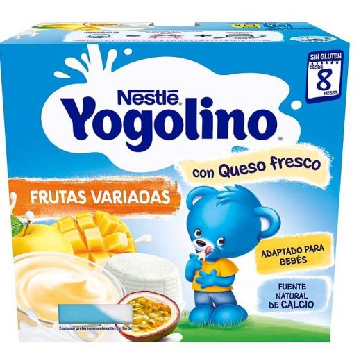 Postre Yogolino Fruta Variada  NESTLE Pack 6 X 60 GR | Cash Borosa