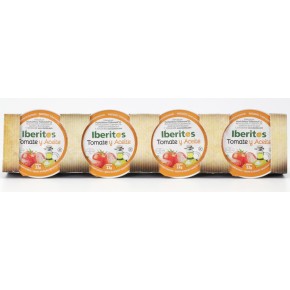 IBERITOS Monodosis Pack-4 Tomate Y Aceite