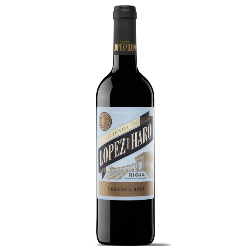 Vino Tinto D.O. Rioja  Hacienda Lopez De Haro Crianza 75 CL | Cash Borosa