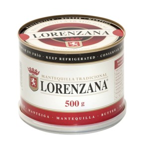 Manteca LORENZANA Sin Sal 500 ML
