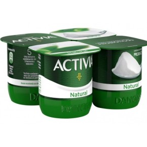Yogur Natural Azucarado ACTIVIA X4 | Cash Borosa