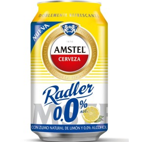 Cerveza Lata AMSTEL Radler 0,0 Tostada | Cash Borosa