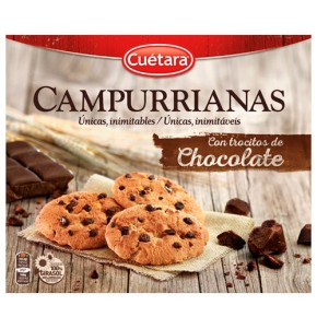 Galleta Campurrianas Trozos Chocolate 450 GR | Cash Borosa