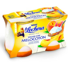 Yogur Con Melocoton Lechera Cristal X2 | Cash Borosa
