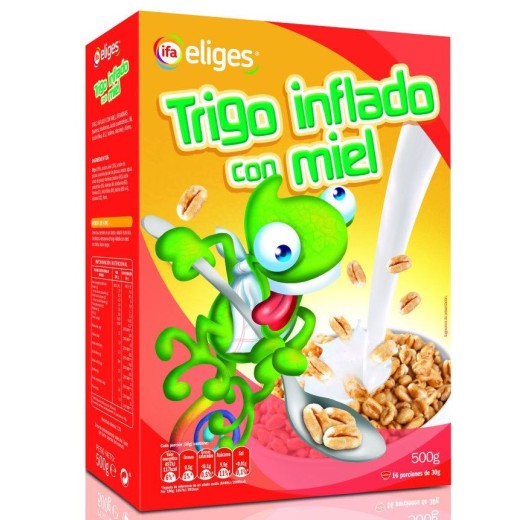 Cereales IFA 500 Gr Trigo Inflado Miel | Cash Borosa