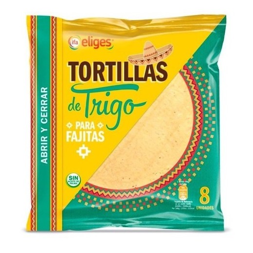 Tortilla Trigo IFA 8 Und | Cash Borosa
