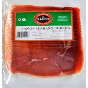 Jamon Serrano Lonchas Bodega EL CHATO  500 GR | Cash Borosa