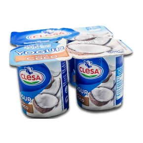 Yogur  con Fresa Sin Lactosa KAIKU Pack 4 x 125 GR | Cash Borosa