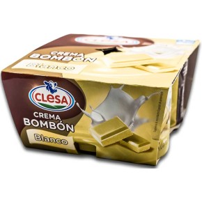 Crema Bombon Blanco CLESA X4