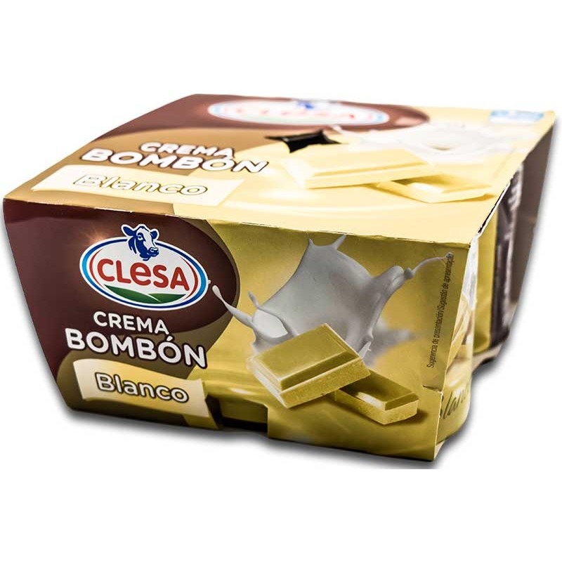 Crema Bombon Blanco CLESA X4 | Cash Borosa