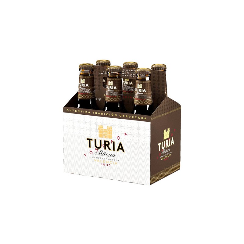 Cerveza Botellin TURIA Pack 6 Und X 25 CL | Cash Borosa