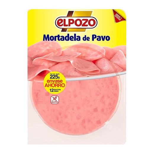 Mortadela De Pavo Lonchas ELPOZO 2 €  225 GR | Cash Borosa