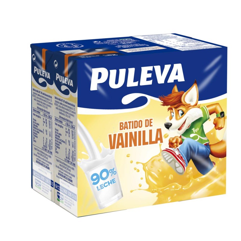 Batido Vainilla PULEVA Pack 6 UND | Cash Borosa