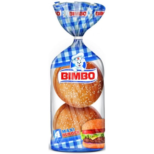 Pan de Burger BIMBO Maxi 4 UND | Cash Borosa