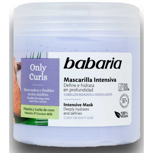 Mascarilla Intensiva Only Curls BABARIA  400 Ml | Cash Borosa