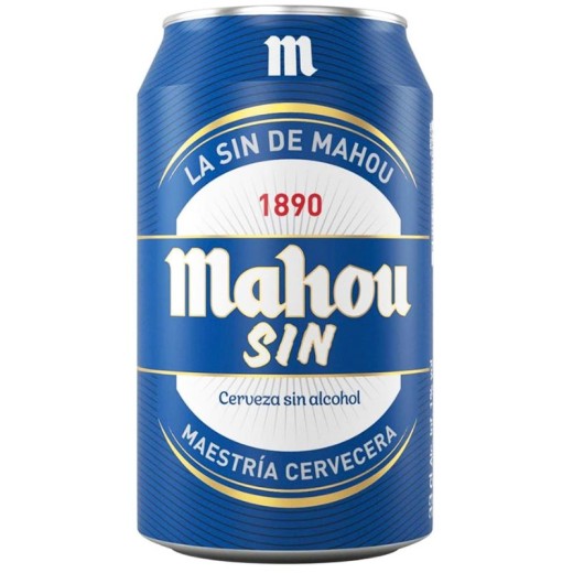Cerveza Lata MAHOU Sin Alcohol 33 CL | Cash Borosa