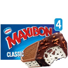 Helado Sanwich MAXIBON Cookie Pack 4 UND | Cash Borosa