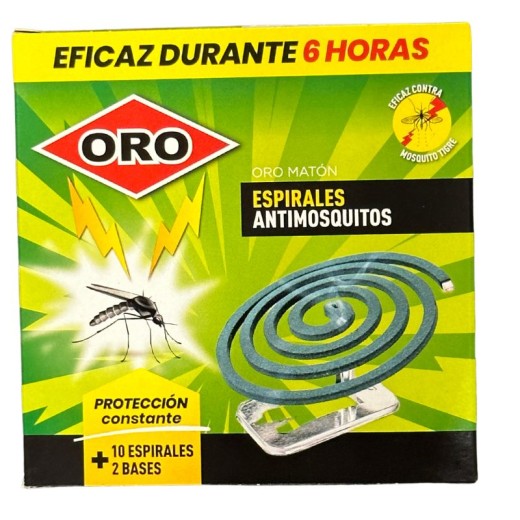 Trampa Espirales Antimosquitos ORO 10 Uds | Cash Borosa