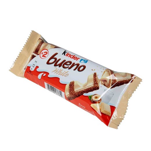 Barritas KINDER Bueno White  2 Und | Cash Borosa