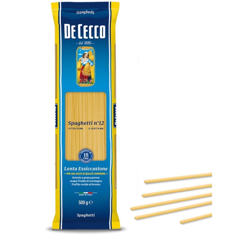 Spaghettis 12  DE CECCO 500 GR | Cash Borosa