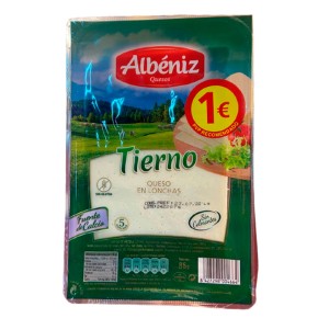 Queso Lonchas Emmental ALBENIZ 65 GR 1 € | Cash Borosa