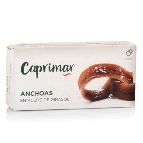 Anchoa en Aceite de Girasol CAPRIMAR 43 GR | Cash Borosa