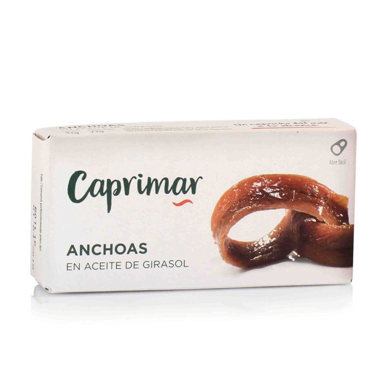 Anchoa en Aceite de Girasol CAPRIMAR 43 GR | Cash Borosa
