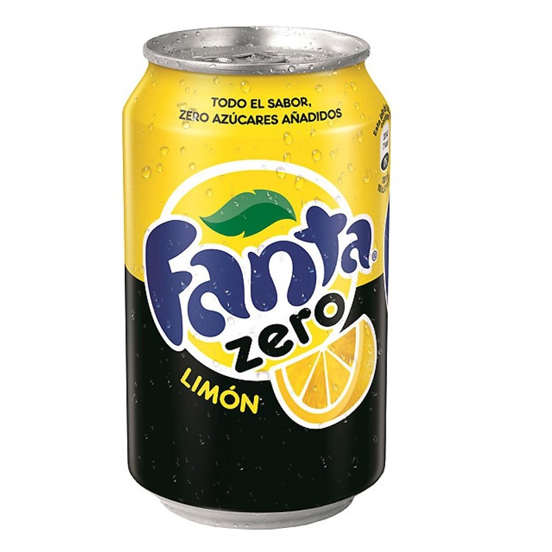 Refresco FANTA Limon Zero Lata 33 CL | Cash Borosa