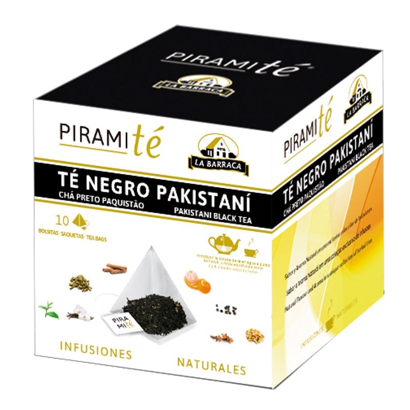 Te Negro Pakistani Piramite LA BARRACA 10 UND | Cash Borosa