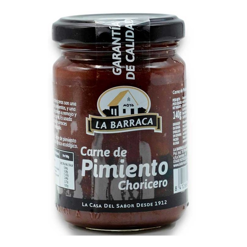Carne Pimiento Choricero BARRACA Tarro Cristal 140 GR. | Cash Borosa
